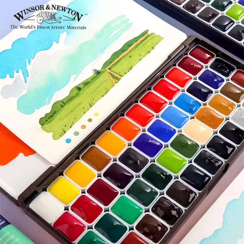 WINSOR & NEWTON Cotman акварельные краски 24/48 цветная портативная акварельная коробка для студентов колледжа путешествия живопись товары для рукоделия
WINSOR & NEWTON Cotman акварельные краски 24/48 цветная портативная акварельная коробка для студентов колледжа путешествия живопись товары для рукоделия