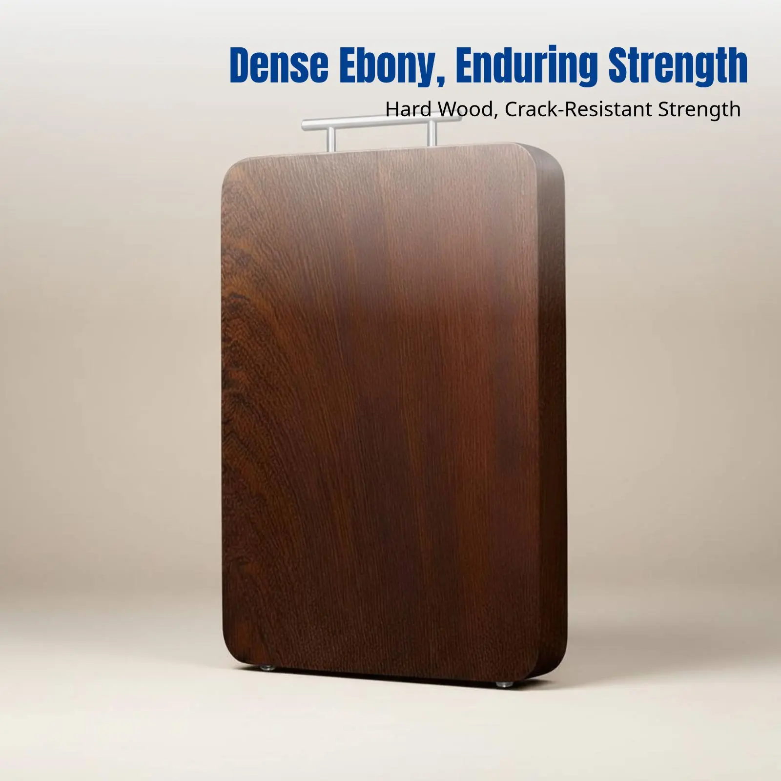 Durable Ebony Wood Chopping Board, Microbial-Resistant, Kitchen Cutting Board, Square Design
Durable Ebony Wood Chopping Board, Microbial-Resistant, Kitchen Cutting Board, Square Design