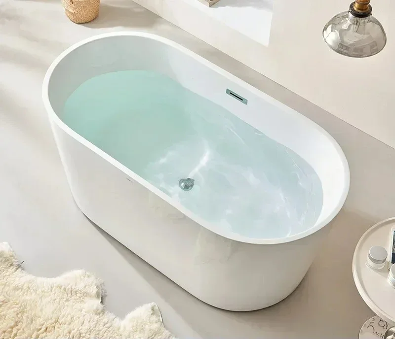 Y1 new Household Small Apartment Oval Bathtub Thin Edge Acrylic Double Sitting Independent Movable Bath Tub
Y1 new Household Small Apartment Oval Bathtub Thin Edge Acrylic Double Sitting Independent Movable Bath Tub