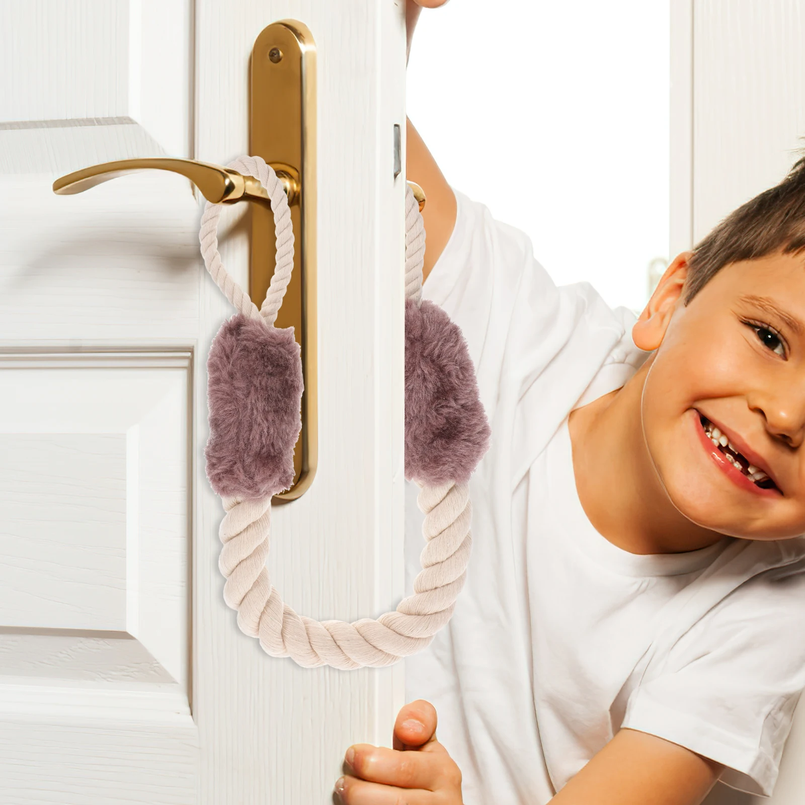 3 pcs Door Stopper Rope Cotton Pinch Guard Baby Proofing Pet Molar Tool Durable Safe Long Term Use Prevent Slamming
3 pcs Door Stopper Rope Cotton Pinch Guard Baby Proofing Pet Molar Tool Durable Safe Long Term Use Prevent Slamming