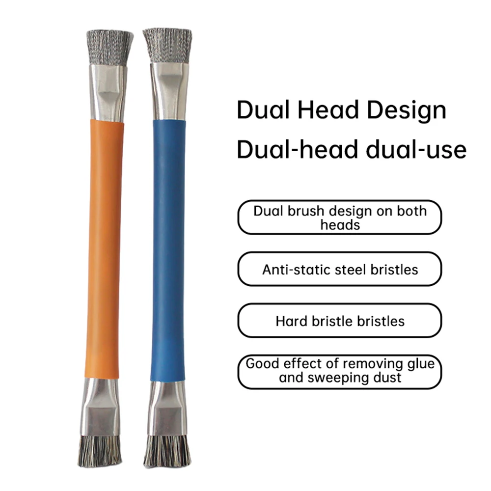 Double Head Cleaning Brush Anti-Static Motherboard PCB Cleaning Brush Safe Brush for Soldering Circuit Board Repair Tool DIY Kit
Double Head Cleaning Brush Anti-Static Motherboard PCB Cleaning Brush Safe Brush for Soldering Circuit Board Repair Tool DIY Kit