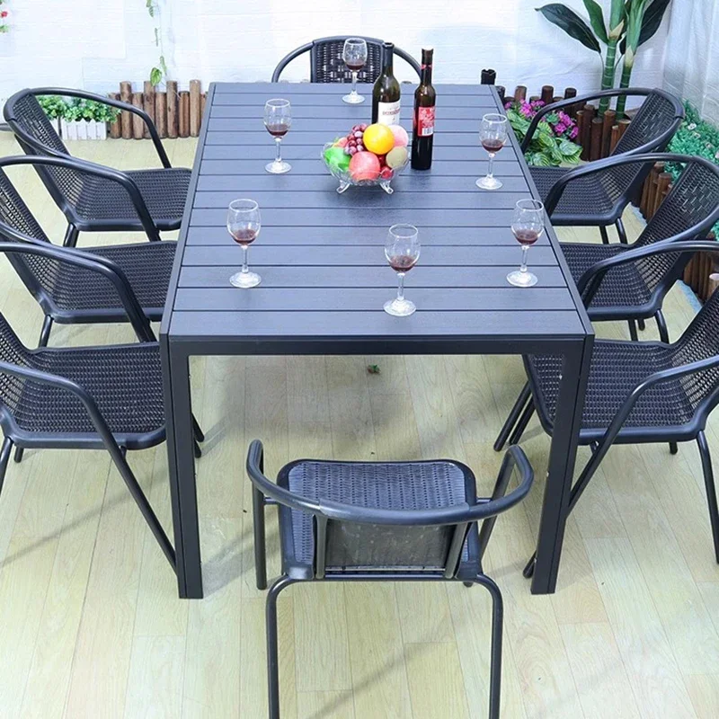 Luxury Nordic Outdoor Tables Lounge Minimalist Modern Black Outdoor Tables Chairs Garden Jardin Mobiliario Outdoor Furniture
Luxury Nordic Outdoor Tables Lounge Minimalist Modern Black Outdoor Tables Chairs Garden Jardin Mobiliario Outdoor Furniture