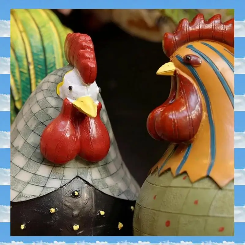 A11I Chicken Statue, Resin Rooster Statue, Cute Animal Sculpture Decoration, Rural Oil Painting Style Statue Gift
A11I Chicken Statue, Resin Rooster Statue, Cute Animal Sculpture Decoration, Rural Oil Painting Style Statue Gift