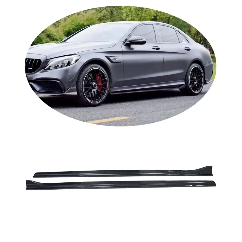 MXGET Carbon Fiber W205 Side Skirts Extension Splitter for W205 C205 C300 Sport C43 C63 2015-2019
MXGET Carbon Fiber W205 Side Skirts Extension Splitter for W205 C205 C300 Sport C43 C63 2015-2019