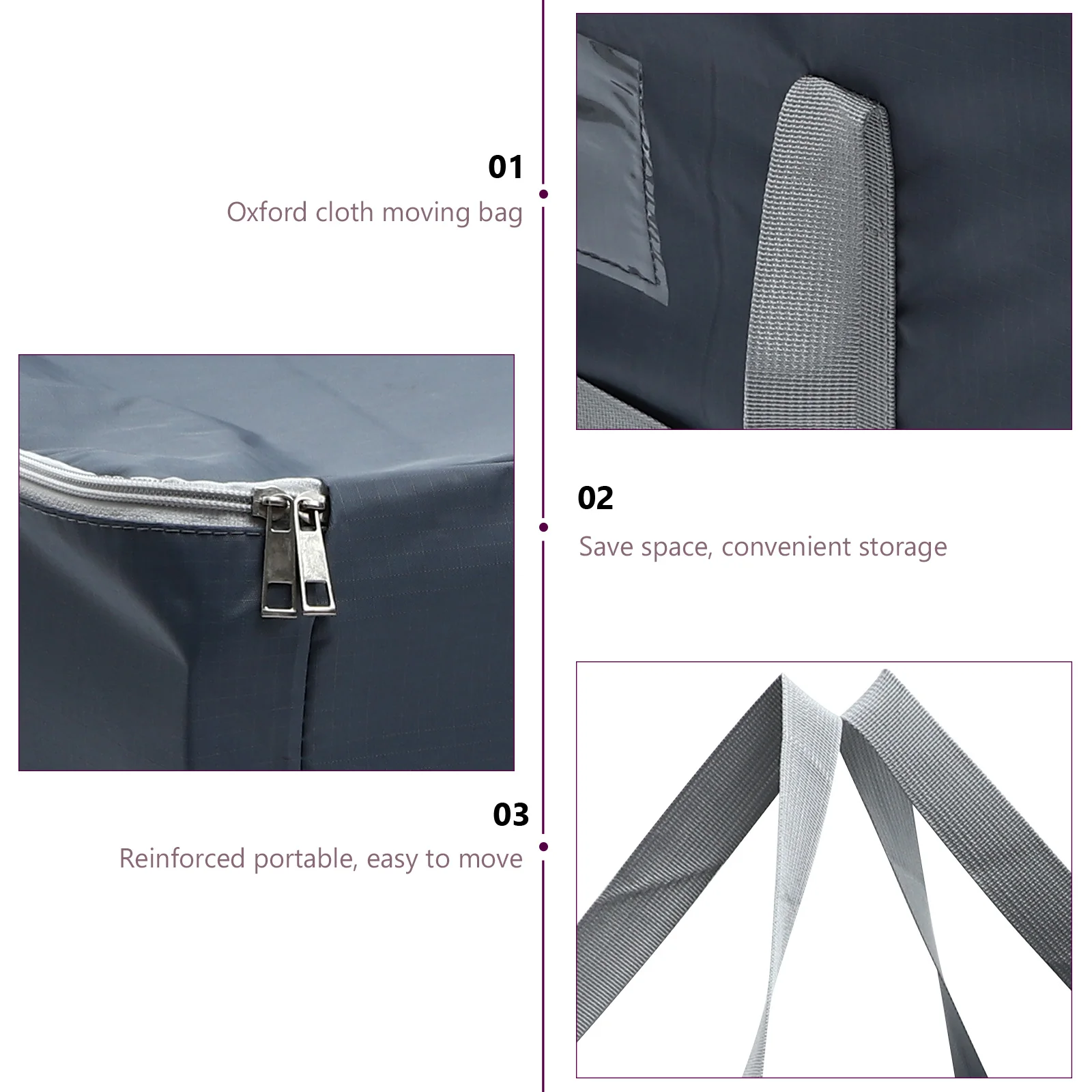 Moving Bag Bedding Pouch Quilt Household Clothes Bags Zippered Storage Large Oxford Packing Packaging
Moving Bag Bedding Pouch Quilt Household Clothes Bags Zippered Storage Large Oxford Packing Packaging