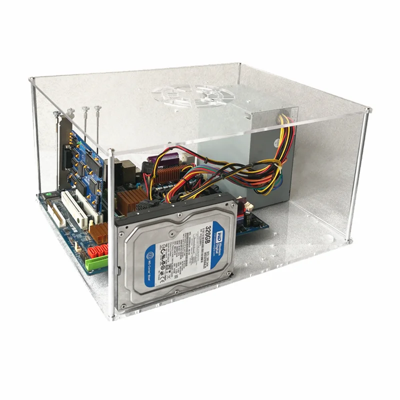 Computer machine box DIY Acrylic transparent frame Open bare desktop mainframe Main box The mainboard bracket can be stacked
Computer machine box DIY Acrylic transparent frame Open bare desktop mainframe Main box The mainboard bracket can be stacked