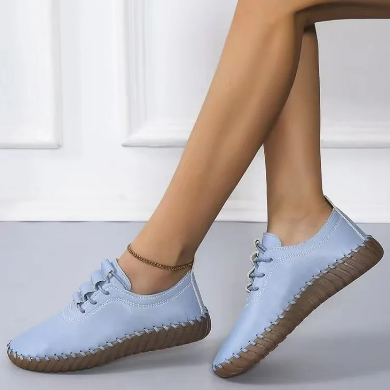 Shoes for Women 2025 New Handmade Sewing Women Casual Shoes Spring Autumn Lightweight Flats Outdoor Comfortable Women's Sneakers
Shoes for Women 2025 New Handmade Sewing Women Casual Shoes Spring Autumn Lightweight Flats Outdoor Comfortable Women's Sneakers