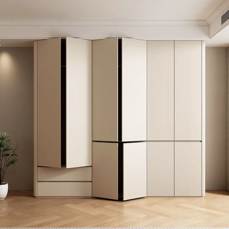 Modern Bedroom Large Wardrobes Cabinet Rounded Corners Cream Wind With Drawers Clothes Closet Double Wardrobe Clothing Cabinets
Modern Bedroom Large Wardrobes Cabinet Rounded Corners Cream Wind With Drawers Clothes Closet Double Wardrobe Clothing Cabinets