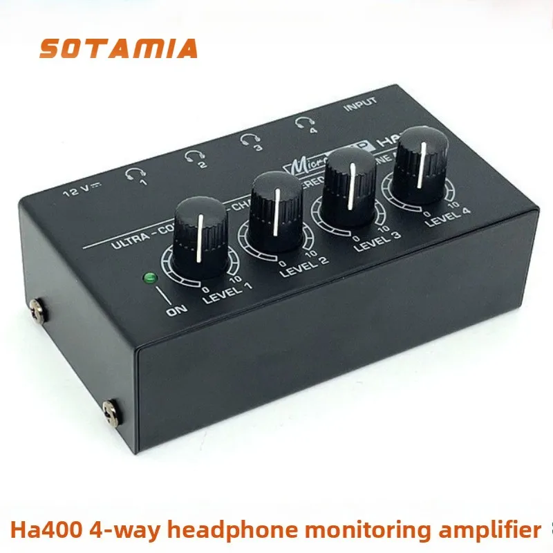 SOTAMIA HA400 4 Channel Monitor Headphone Amplifier Lossless Monitor Stereo Audio Powerful Bluetooth Speaker Home Theater
SOTAMIA HA400 4 Channel Monitor Headphone Amplifier Lossless Monitor Stereo Audio Powerful Bluetooth Speaker Home Theater