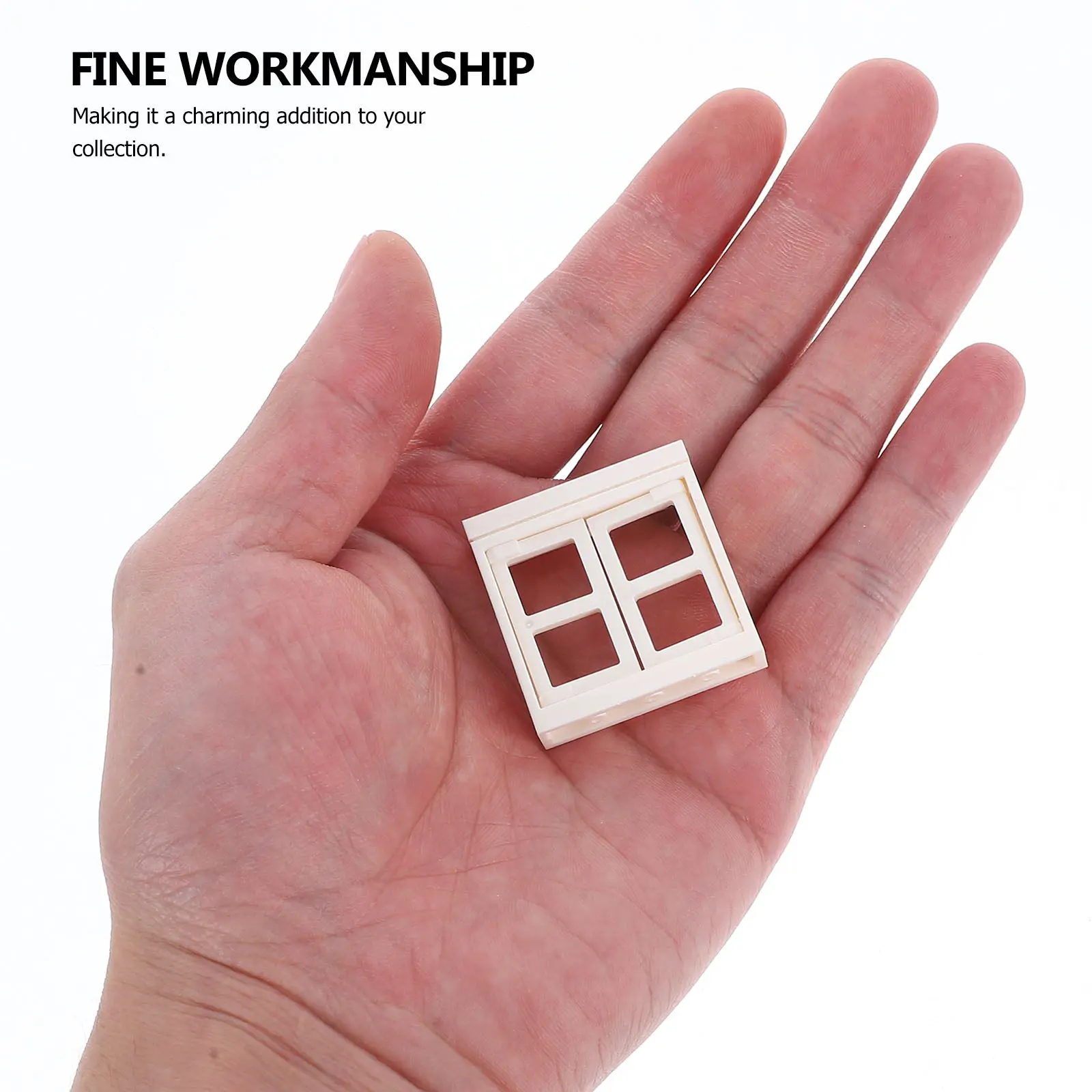 4Pcs Miniature Plastic Window Unpainted High Realism DIY Mini House Accessories Miniature Dollhouse Window Decor
4Pcs Miniature Plastic Window Unpainted High Realism DIY Mini House Accessories Miniature Dollhouse Window Decor