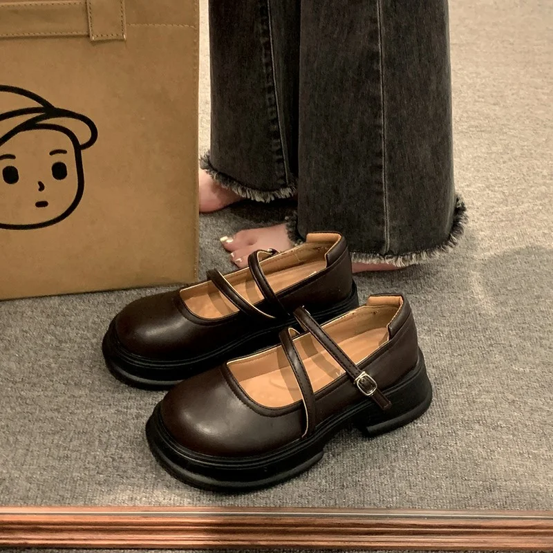 Retro Flat Small Leather Shoes Women's 2023 New Summer with Shallow Mouth Low Heel Versatile Mary Jane Shoes Zapatos De Mujer
Retro Flat Small Leather Shoes Women's 2023 New Summer with Shallow Mouth Low Heel Versatile Mary Jane Shoes Zapatos De Mujer