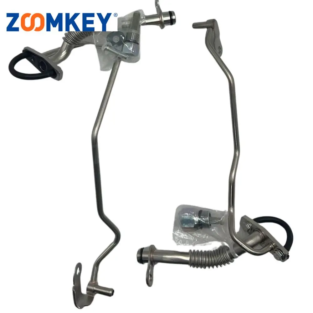 ZOOMKEY 2Pcs Left & Right Lower Turbocharger Oil Line for Ford F-150 Expedition Lincoln
ZOOMKEY 2Pcs Left & Right Lower Turbocharger Oil Line for Ford F-150 Expedition Lincoln