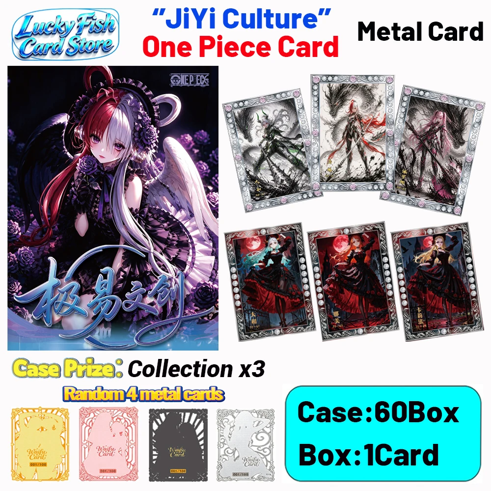 Wholesale 2026 New JiYi Wave 2 One Piece Metal Card Luffy Zoro Collections Card Hobby Collectibles Cards for Child Gifts Toys
Wholesale 2026 New JiYi Wave 2 One Piece Metal Card Luffy Zoro Collections Card Hobby Collectibles Cards for Child Gifts Toys