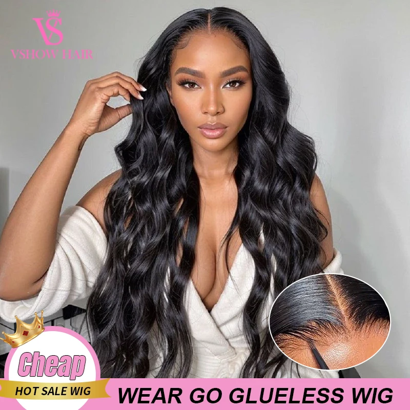 VSHOW Body Wave Glueless 6x4 HD Lace Closure Wig Preplucked Human Wigs Ready To Go Pre-Plucked Natural Hairline
VSHOW Body Wave Glueless 6x4 HD Lace Closure Wig Preplucked Human Wigs Ready To Go Pre-Plucked Natural Hairline