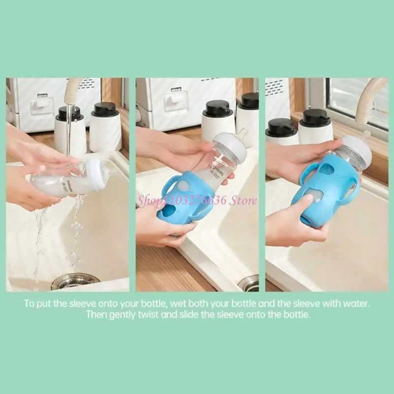 R6FD 120/240ML Soft Baby Feeding Bottle Case 8oz/4oz Comfortable Grip Sleeve
R6FD 120/240ML Soft Baby Feeding Bottle Case 8oz/4oz Comfortable Grip Sleeve