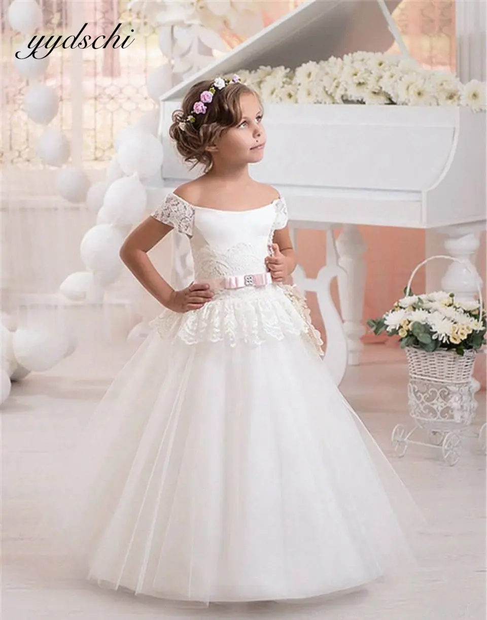 Customized Elegant White Flower Girl Dresses For Wedding 2024 Princess A-Line Lace Toddler Pageant Long First Communion Gowns
Customized Elegant White Flower Girl Dresses For Wedding 2024 Princess A-Line Lace Toddler Pageant Long First Communion Gowns