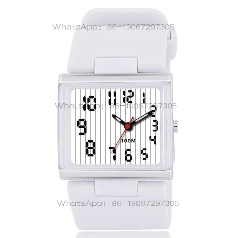 Fashion Simple INS Male and Female Students Waterproof Sports Quartz Pointer Thin Wrist Watch Female Couple Watch
Fashion Simple INS Male and Female Students Waterproof Sports Quartz Pointer Thin Wrist Watch Female Couple Watch
