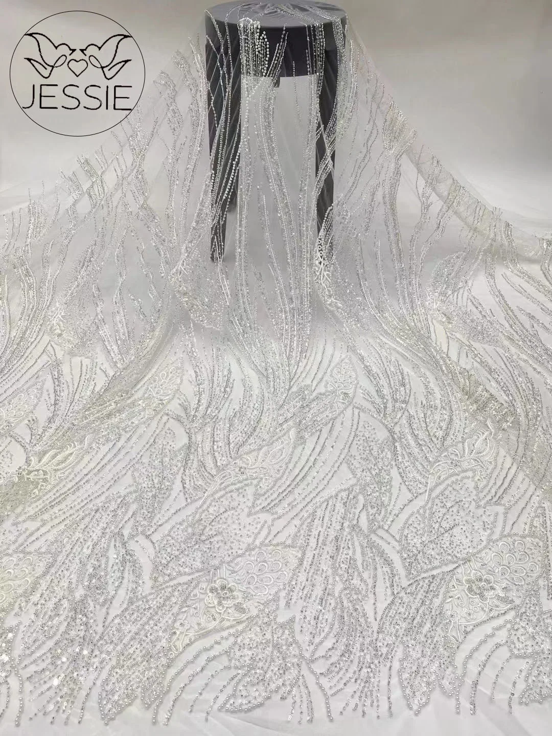 Hot Sale Popular Fashion Design Top Quality Embroidery Net Lace Beads With Sequins In 2024 5yards Wedding Dresses For Women
Hot Sale Popular Fashion Design Top Quality Embroidery Net Lace Beads With Sequins In 2024 5yards Wedding Dresses For Women
