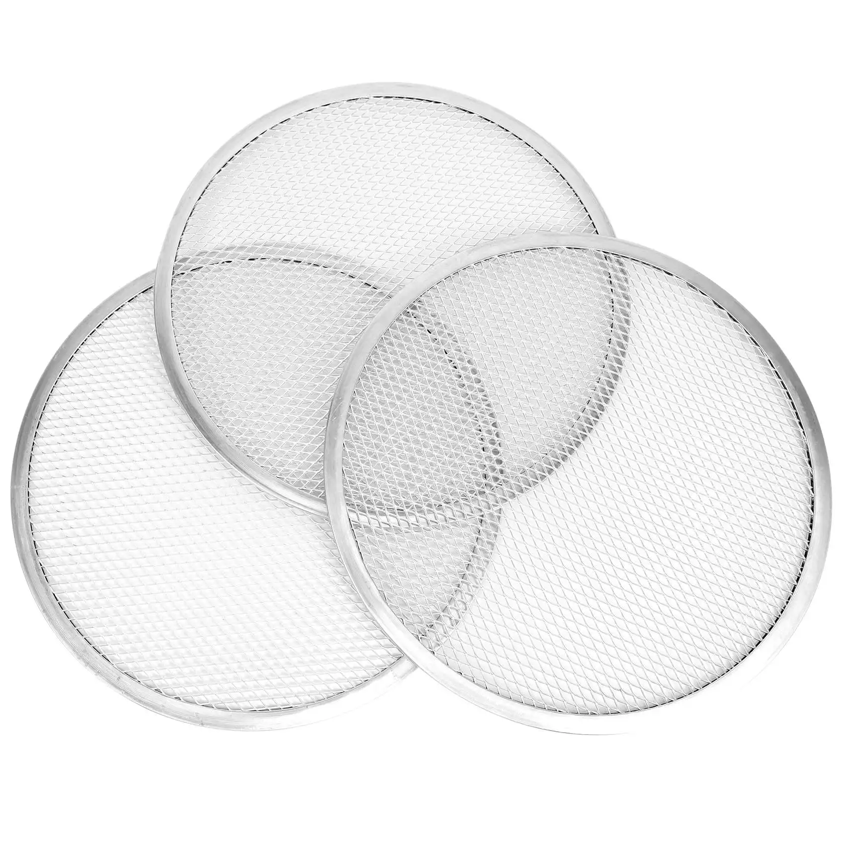 12 Inch Aluminum Pizza Screen Pizza Pan With Holes Pizza Pan,Baking Tray For Round Pizza Crisper Tray Pizza Baking Tray-AT30
12 Inch Aluminum Pizza Screen Pizza Pan With Holes Pizza Pan,Baking Tray For Round Pizza Crisper Tray Pizza Baking Tray-AT30