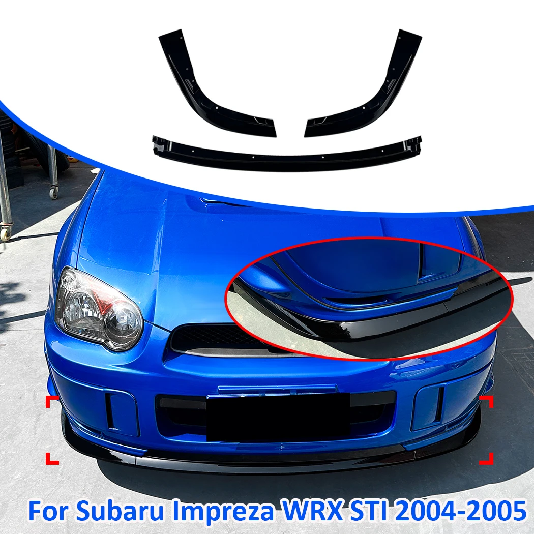 For Subaru Impreza WRX STI 2004-2005 Front Bumper Splitter Lip Car Front Bumper Lip Spoiler Spiltter Diffuser By ABS Body Kit
For Subaru Impreza WRX STI 2004-2005 Front Bumper Splitter Lip Car Front Bumper Lip Spoiler Spiltter Diffuser By ABS Body Kit