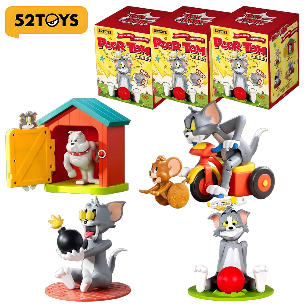 Genuine 52TOYS Tom and Jerry Poor Tom Series Blind Box Clockwork Toy Desktop Decoration Surprise Birthday Gifts for Children
Genuine 52TOYS Tom and Jerry Poor Tom Series Blind Box Clockwork Toy Desktop Decoration Surprise Birthday Gifts for Children