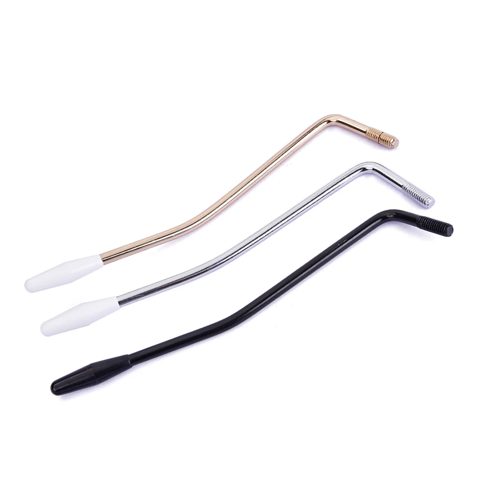 3 pcs Guitar Tremolo Bar 6mm Arm Diameter Single Bridge System Parts Whammy Component Arm Chrome Plated Iron Replacement
3 pcs Guitar Tremolo Bar 6mm Arm Diameter Single Bridge System Parts Whammy Component Arm Chrome Plated Iron Replacement