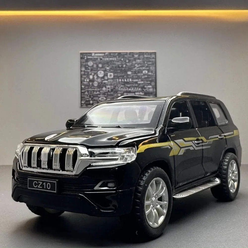 1/32 Prado Car Model Toy Die Cast Alloy Off-road Vehicle 6 Door Can Be Opened Metal Body Rubber Tires High Simulation Model Gift
1/32 Prado Car Model Toy Die Cast Alloy Off-road Vehicle 6 Door Can Be Opened Metal Body Rubber Tires High Simulation Model Gift
