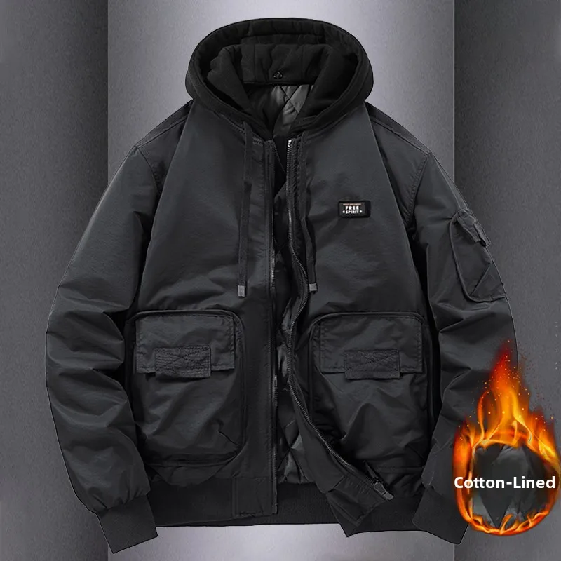 Модная теплая куртка с отстегивающимся капюшоном в американском стиле, осенне-зимняя новинка BONCHASE
Модная теплая куртка с отстегивающимся капюшоном в американском стиле, осенне-зимняя новинка BONCHASE