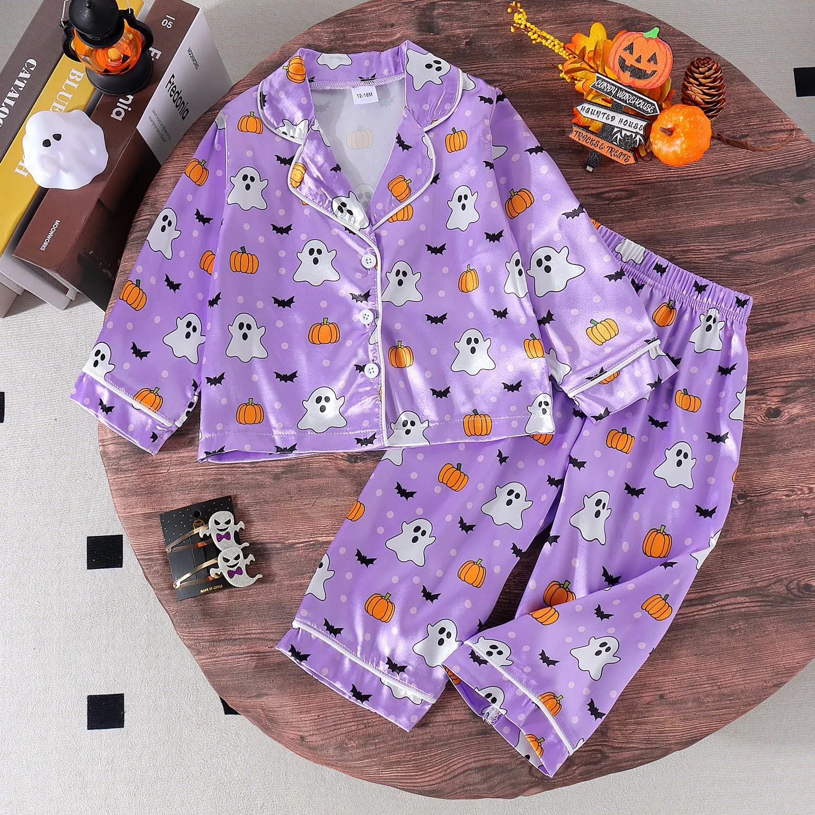 2024 Fashion Kids Boys Girls Pajamas Casual Cartoon Long Sleeve Lapel Shirt Tops with Pants Baby Fall Loose Sleeping Home Wear
2024 Fashion Kids Boys Girls Pajamas Casual Cartoon Long Sleeve Lapel Shirt Tops with Pants Baby Fall Loose Sleeping Home Wear