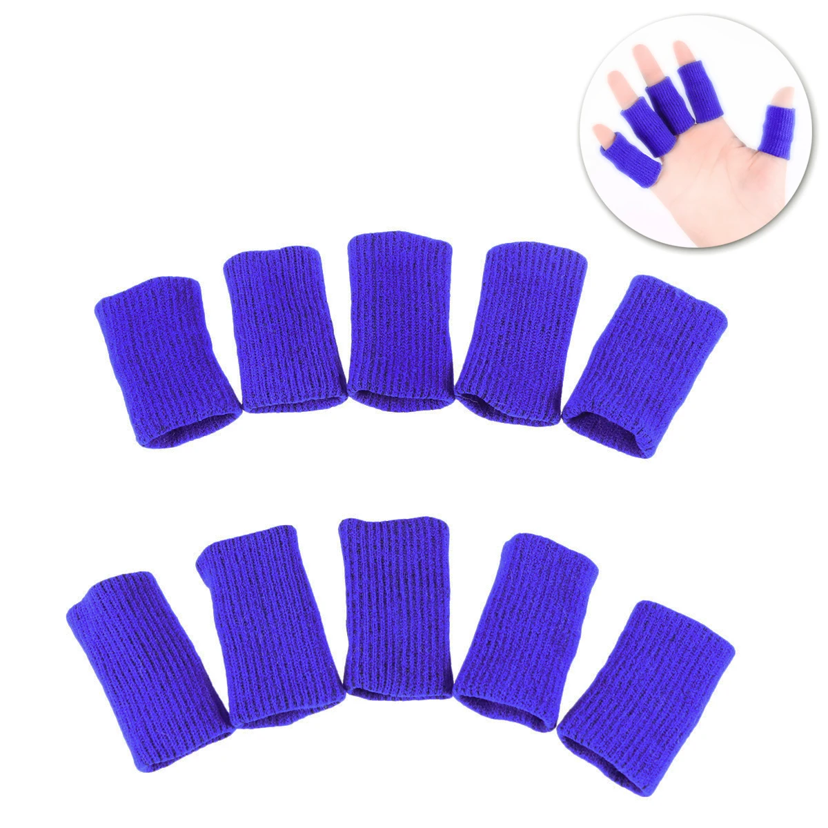 10 Pcs Finger Brace Knuckle Protective Cover for Sports Guard Injury Relief Arthritis Support Elastic Breathing Sleeve
10 Pcs Finger Brace Knuckle Protective Cover for Sports Guard Injury Relief Arthritis Support Elastic Breathing Sleeve