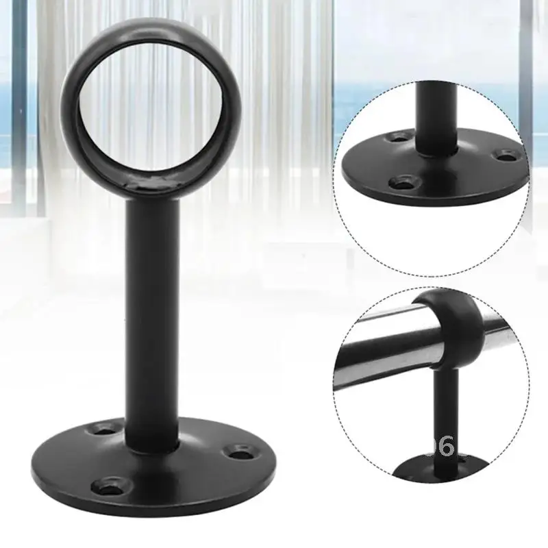 Bracket Ceiling-Mount Curtain Stainless Steel Flange Rod Holder Closet Pole End Supports Socket for 16/22mm Tube
Bracket Ceiling-Mount Curtain Stainless Steel Flange Rod Holder Closet Pole End Supports Socket for 16/22mm Tube
