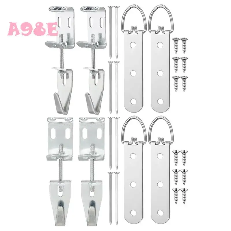 A98E-Mirror Hanging Kit With Hangers And Leveling Hardware Adjustable Picture Hangers J Hooks Mirror Hanging Hardware
A98E-Mirror Hanging Kit With Hangers And Leveling Hardware Adjustable Picture Hangers J Hooks Mirror Hanging Hardware