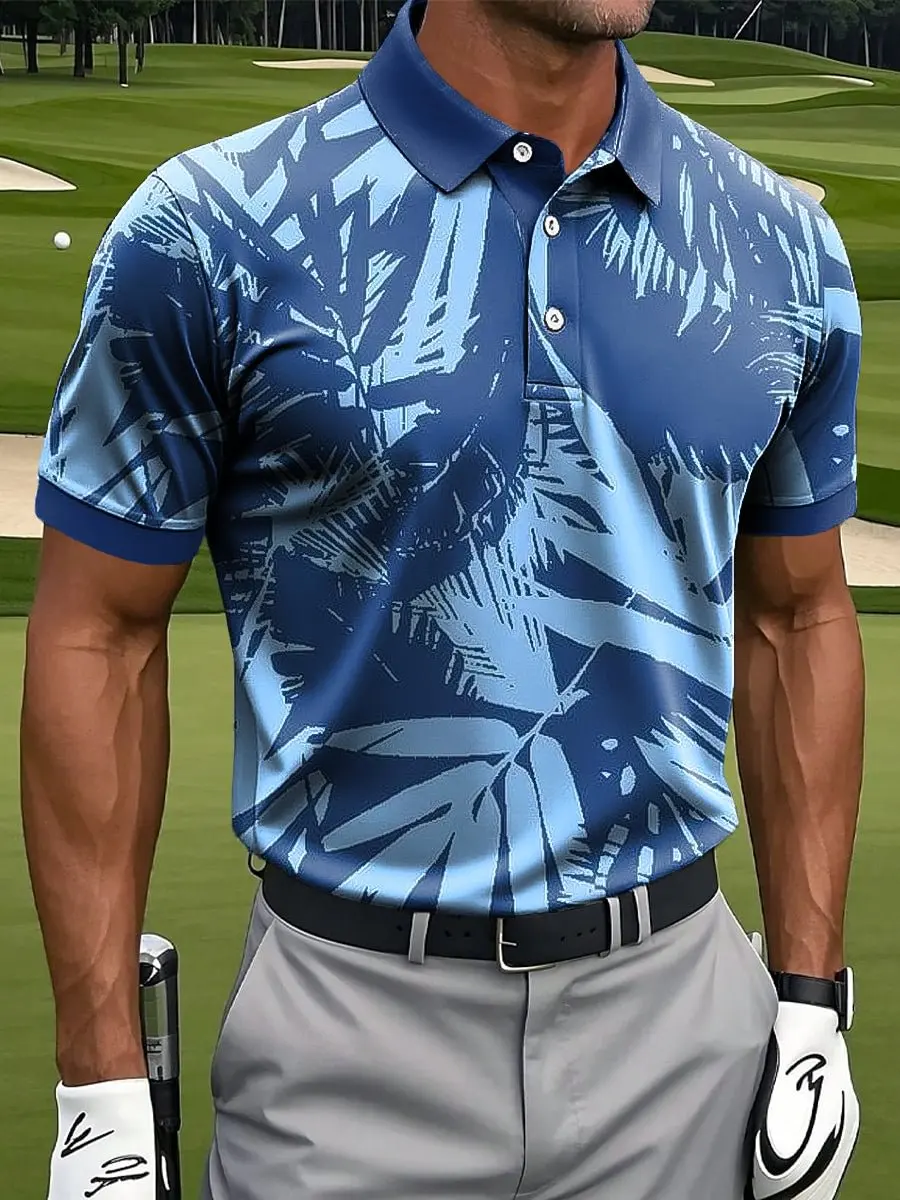 Men's Hawaiian Abstract Palm Leaf Art Print Casual Business Polo Shirt Short Sleeve Golf Shirt
Men's Hawaiian Abstract Palm Leaf Art Print Casual Business Polo Shirt Short Sleeve Golf Shirt
