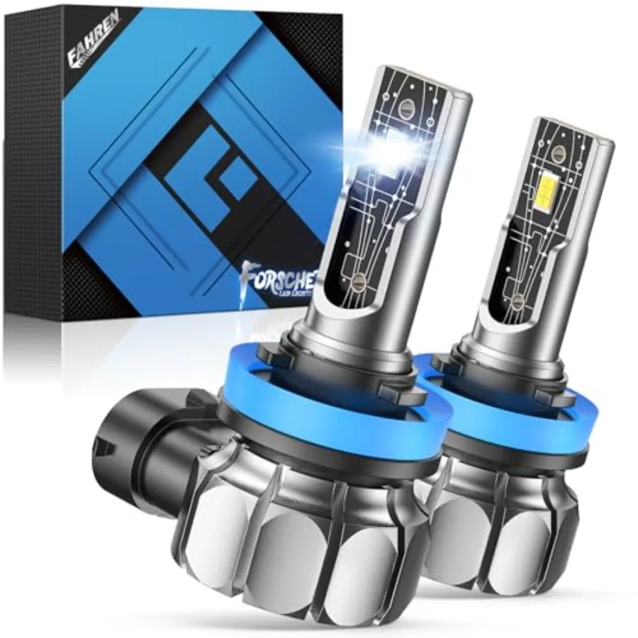 H11/H8/H16 LED Driving Fog Light Bulbs 12000LM 400% Brighter Fanless 6500K Cool White Driving Fog Lights Play and Plug Replacem
H11/H8/H16 LED Driving Fog Light Bulbs 12000LM 400% Brighter Fanless 6500K Cool White Driving Fog Lights Play and Plug Replacem