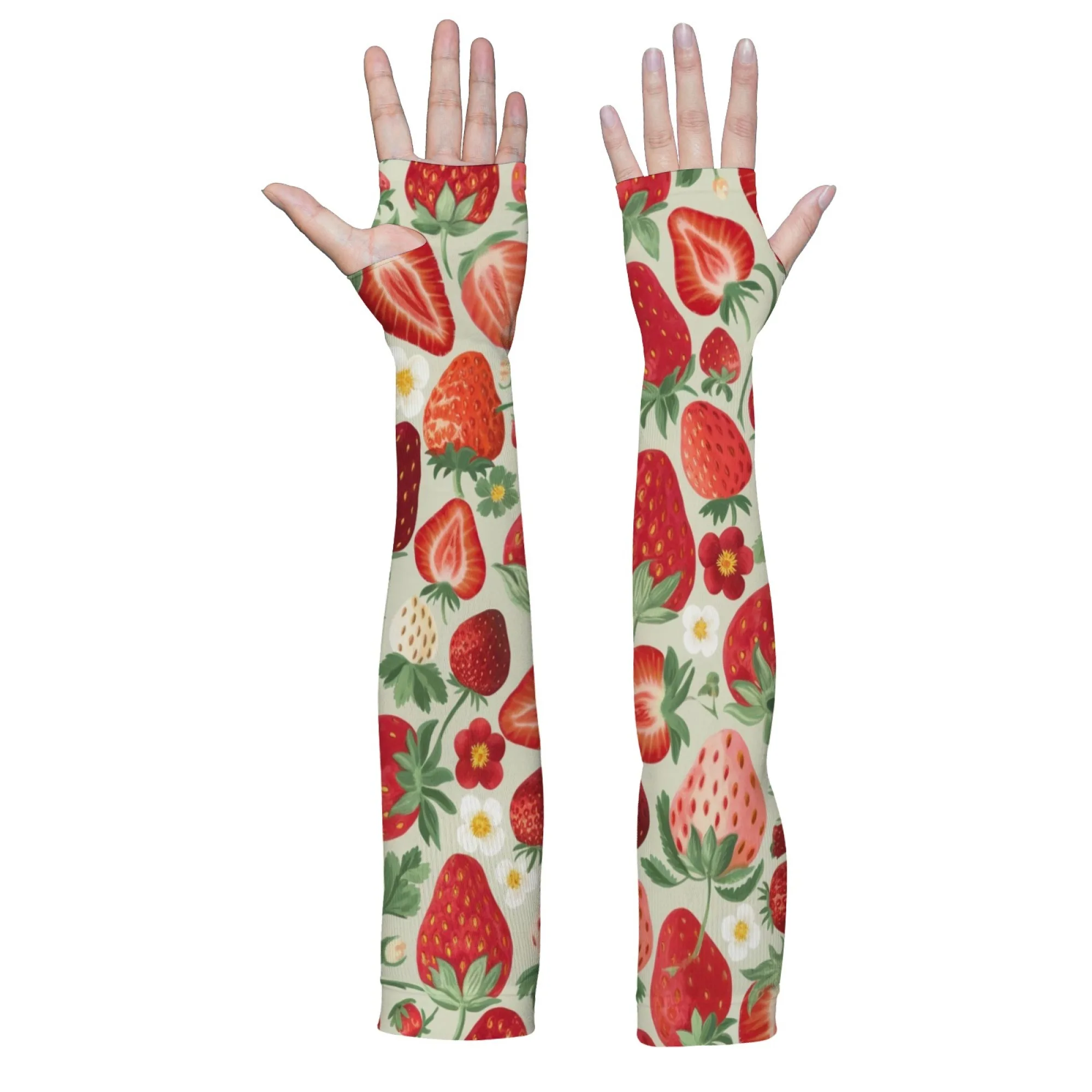 Strawberry cartoon print arm sleeves breathable soft sunscreen non-slip sleeves gardening outdoor activities protection unisex
Strawberry cartoon print arm sleeves breathable soft sunscreen non-slip sleeves gardening outdoor activities protection unisex