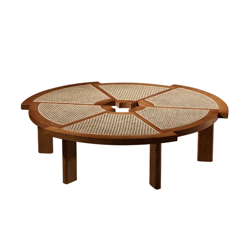 Круглый кофейный столик в скандинавском стиле из ротанга, японский круглый столик для дома из массива дерева, креативный круглый столик в стиле ретро, ваби-саби, кофейный столик в стиле ваби-саби.
Круглый кофейный столик в скандинавском стиле из ротанга, японский круглый столик для дома из массива дерева, креативный круглый столик в стиле ретро, ваби-саби, кофейный столик в стиле ваби-саби.