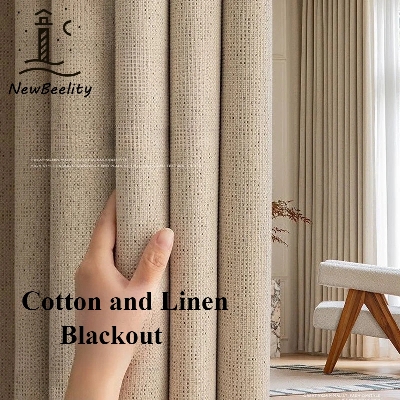 High-quality Creamy Blackout Cotton and Linen Curtains for Living Room Bedroom Dining Nature Vertically Warm Colors Custom Size
High-quality Creamy Blackout Cotton and Linen Curtains for Living Room Bedroom Dining Nature Vertically Warm Colors Custom Size