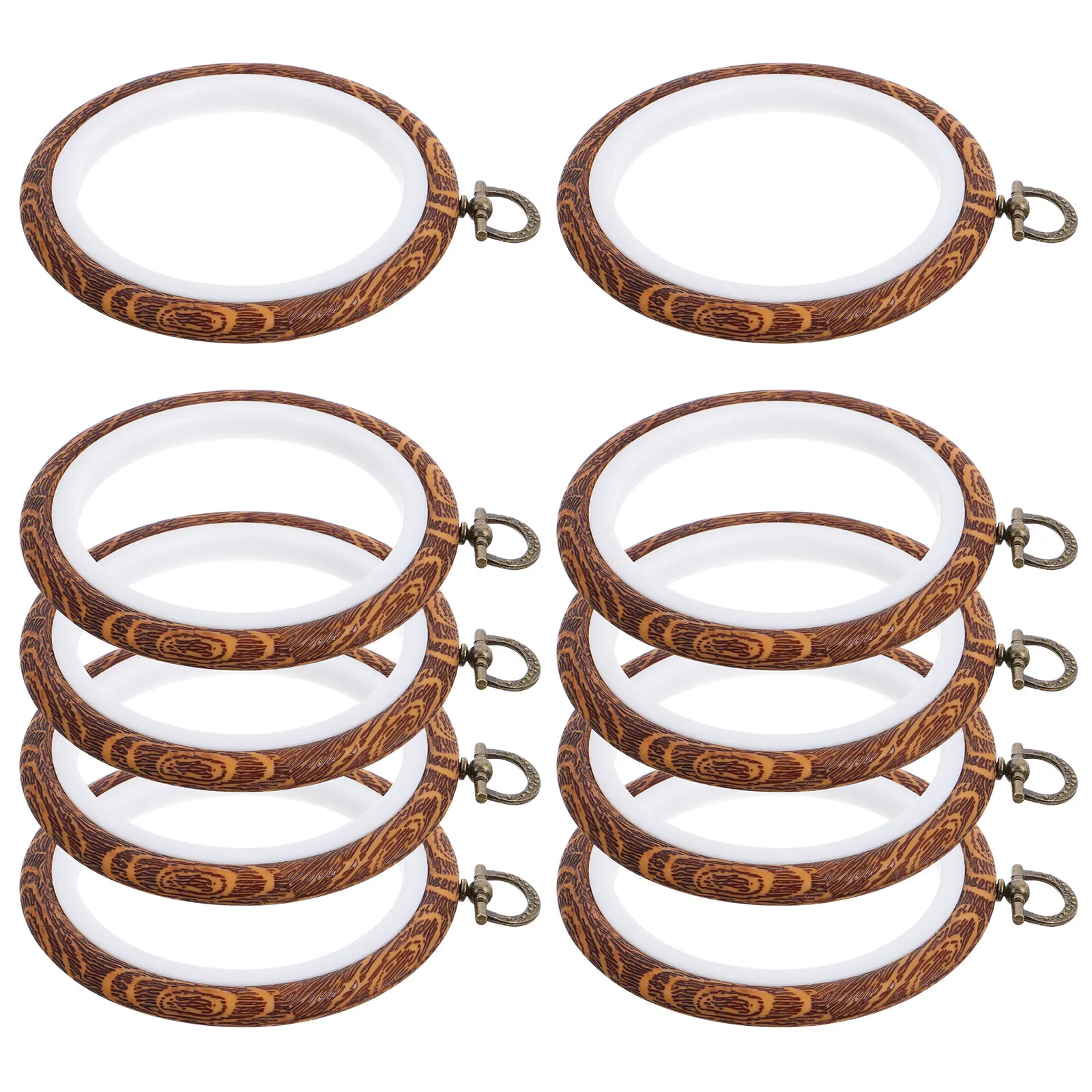 10PCS Embroidery Hoops Cross Stitch Frames DIY Decorative Plastic Metal Sturdy Portable 3D Effect Home Craft Supply
10PCS Embroidery Hoops Cross Stitch Frames DIY Decorative Plastic Metal Sturdy Portable 3D Effect Home Craft Supply