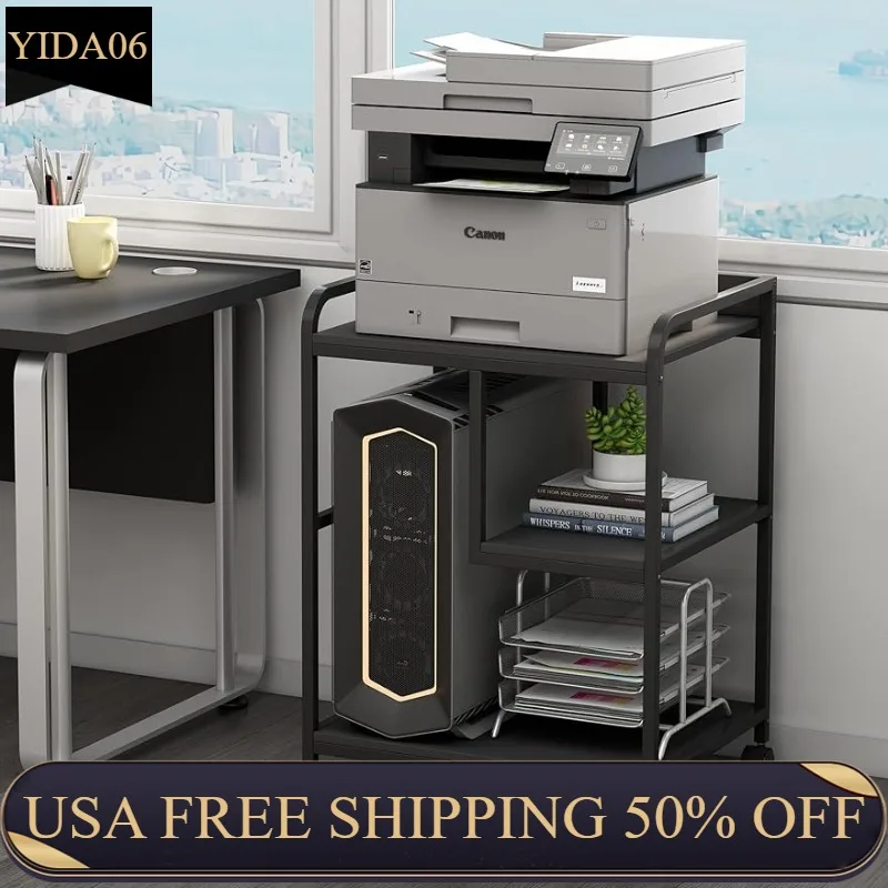 Fannova Printer Stand with Storage Shelf for Home Office Organization, 22 x 18 Inch Large Printer Table with Wheels, Shredder
Fannova Printer Stand with Storage Shelf for Home Office Organization, 22 x 18 Inch Large Printer Table with Wheels, Shredder