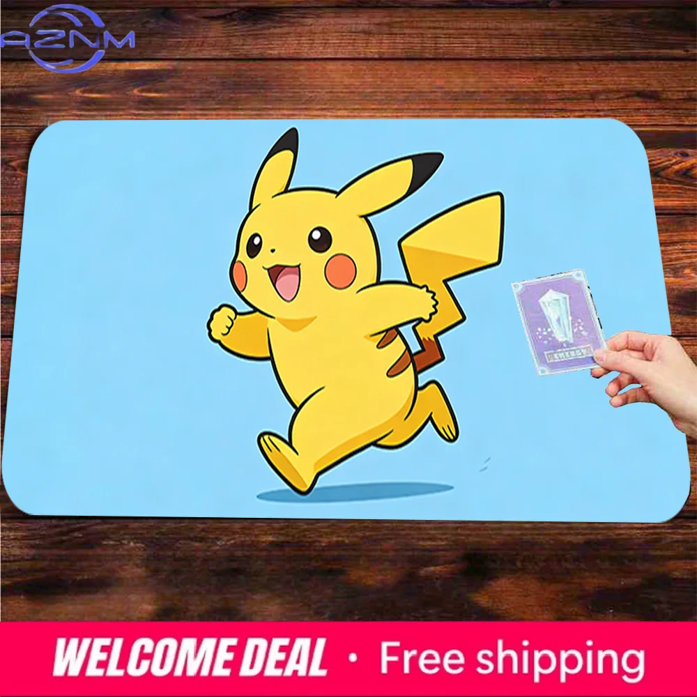 Коврик для игры в TCG Pikachu Running, нескользящий, моющийся, для карт
Коврик для игры в TCG Pikachu Running, нескользящий, моющийся, для карт