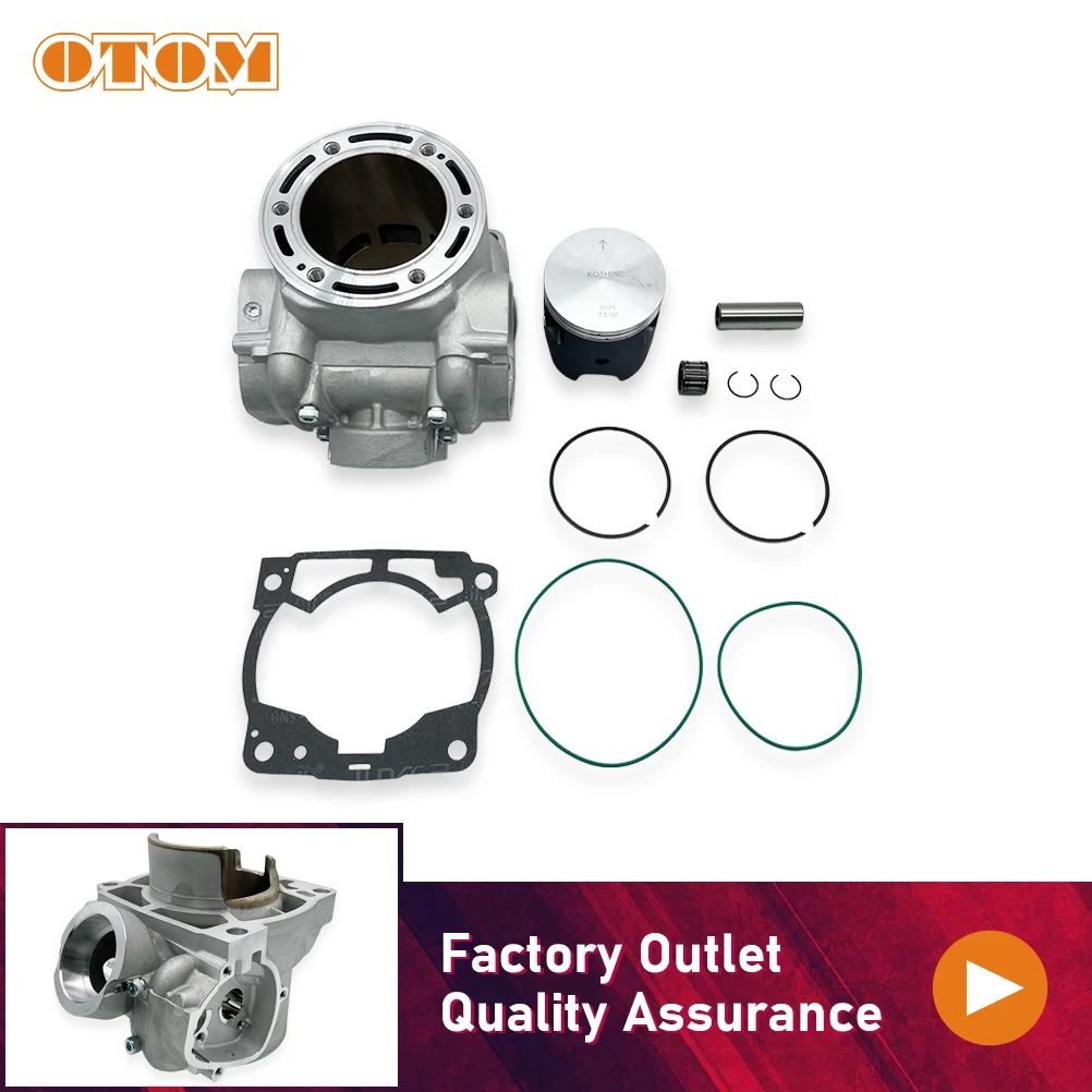OTOM Cylinder Block Piston Ring Cylinder Kit For KOSHINE 320 Motorcycle Engine Parts 74mm Bore Size
OTOM Cylinder Block Piston Ring Cylinder Kit For KOSHINE 320 Motorcycle Engine Parts 74mm Bore Size