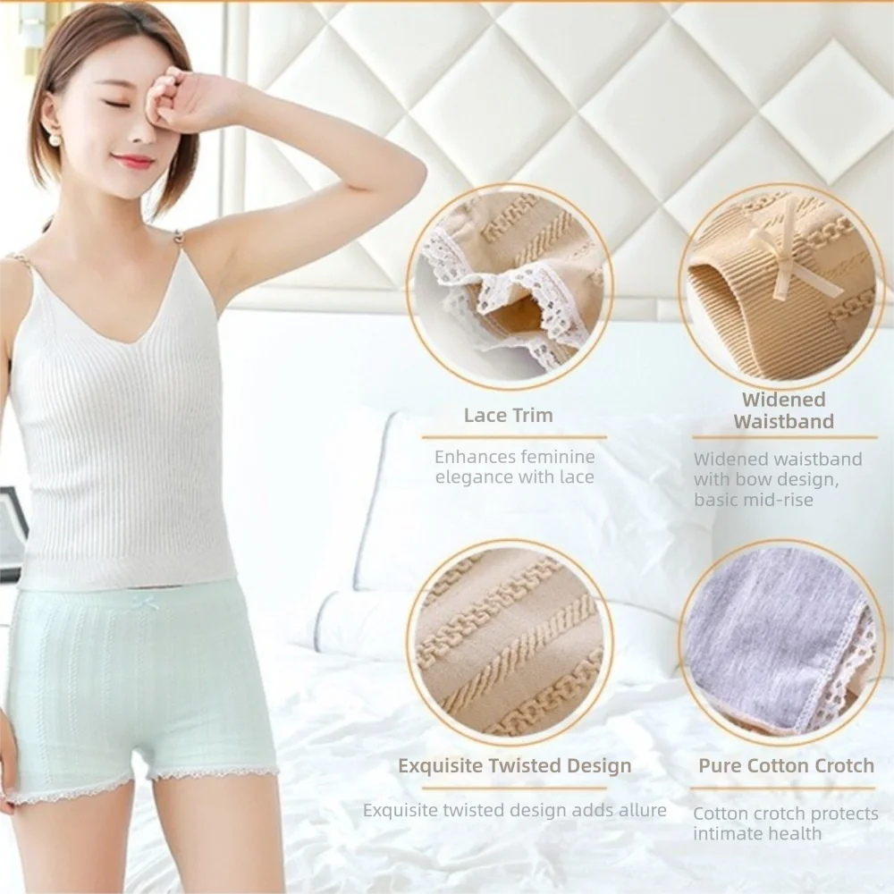 High Quality Lace Seamless Shorts High-stretch Breathable Briefs Safety Short Pants Women
High Quality Lace Seamless Shorts High-stretch Breathable Briefs Safety Short Pants Women
