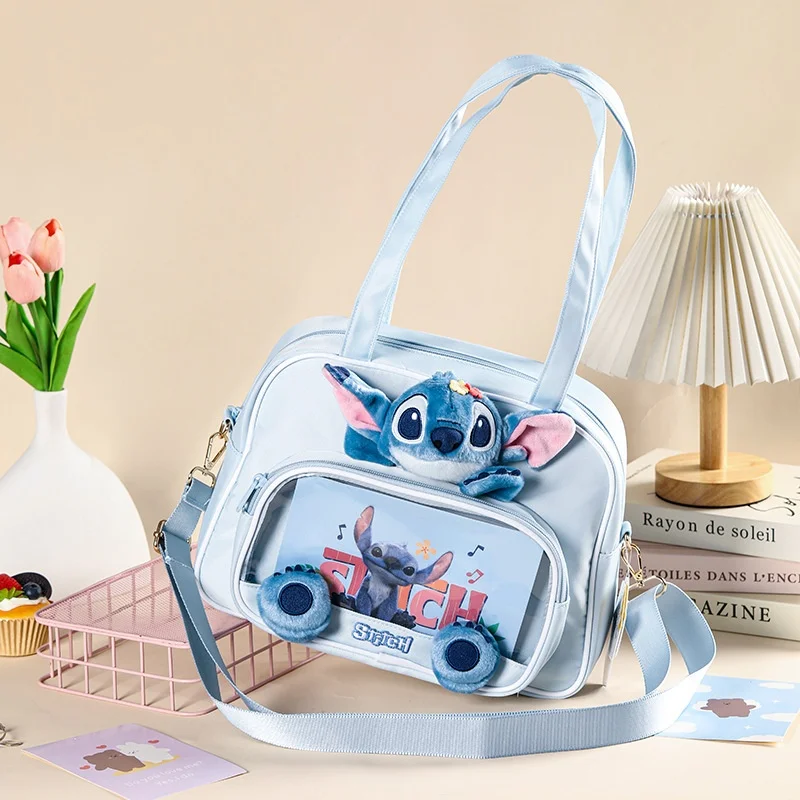 2025 Disney Stitch Animation Периферийные устройства Симпатичные сращивания сердца через плечо Высококачественная сумка большой вместимости Подарок подруге
2025 Disney Stitch Animation Периферийные устройства Симпатичные сращивания сердца через плечо Высококачественная сумка большой вместимости Подарок подруге