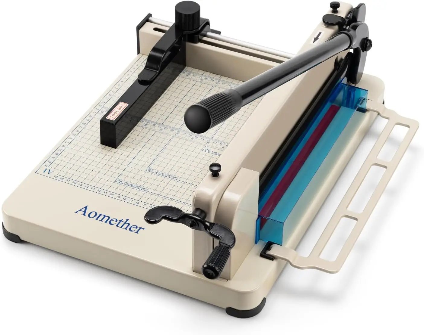 12" Heavy Duty Guillotine Paper Cutter - 400 Sheet Precision Cutting, Safety Lock Blade & Rapid Stack Processing for Office/Scho
12" Heavy Duty Guillotine Paper Cutter - 400 Sheet Precision Cutting, Safety Lock Blade & Rapid Stack Processing for Office/Scho