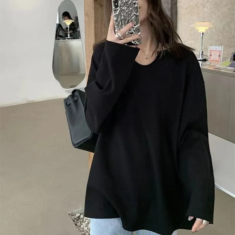 Plus Size 6XL 150kg Women Long Sleeve V Neck T-Shirts Spring Tees Shirts Female Solid Color Tees Tops
Plus Size 6XL 150kg Women Long Sleeve V Neck T-Shirts Spring Tees Shirts Female Solid Color Tees Tops