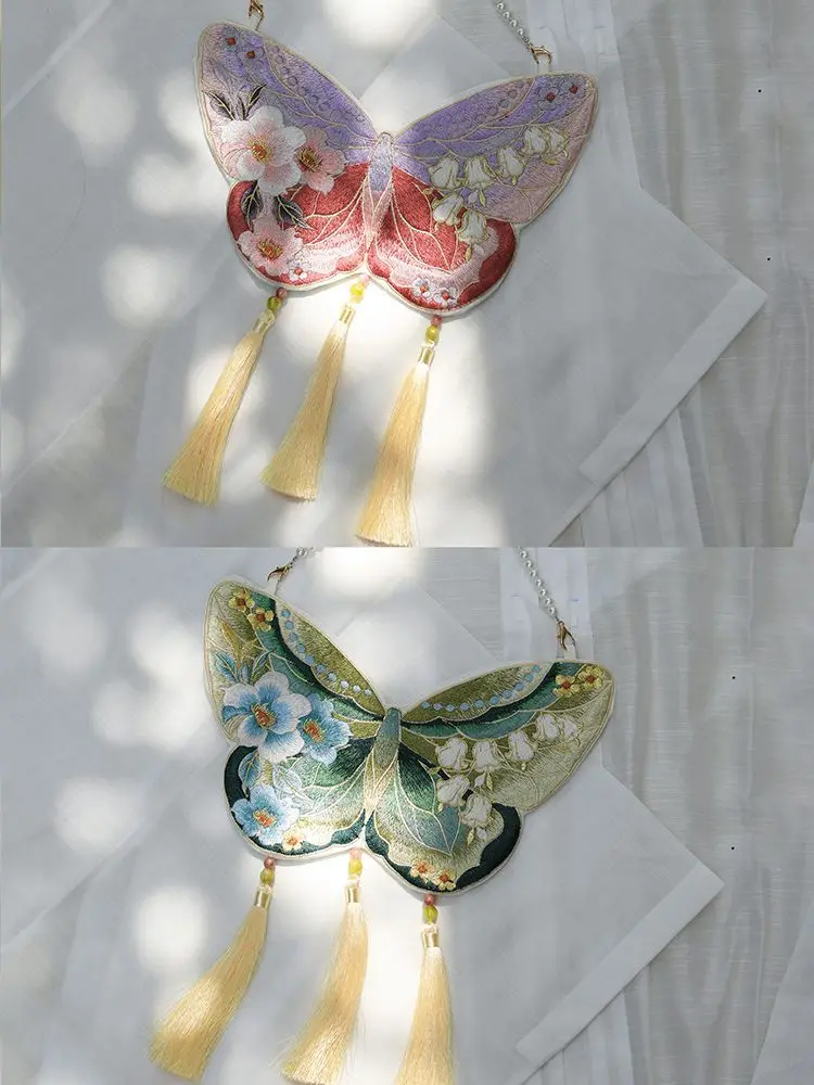 Tassels Hanfu Bag Embroidery New National Style Gifts Accessories Woman Butterfly Style Women Improved Hanfu Accessories
Tassels Hanfu Bag Embroidery New National Style Gifts Accessories Woman Butterfly Style Women Improved Hanfu Accessories