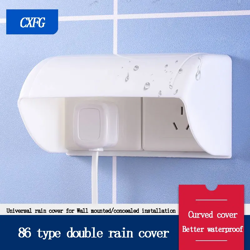 Universal Outdoor Charging Pile Rain Cover Double Waterproof Socket Two-Position 86 Electric Vehicle Charger Switch Dust Cover
Universal Outdoor Charging Pile Rain Cover Double Waterproof Socket Two-Position 86 Electric Vehicle Charger Switch Dust Cover
