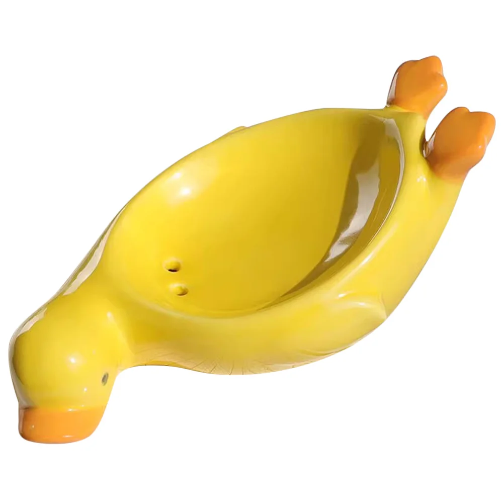 Ceramic Duck Soap Dish Draining Holder Bathroom Kitchen Decorative Cute Soap Tray Storage Box Ceramic Storage Box
Ceramic Duck Soap Dish Draining Holder Bathroom Kitchen Decorative Cute Soap Tray Storage Box Ceramic Storage Box