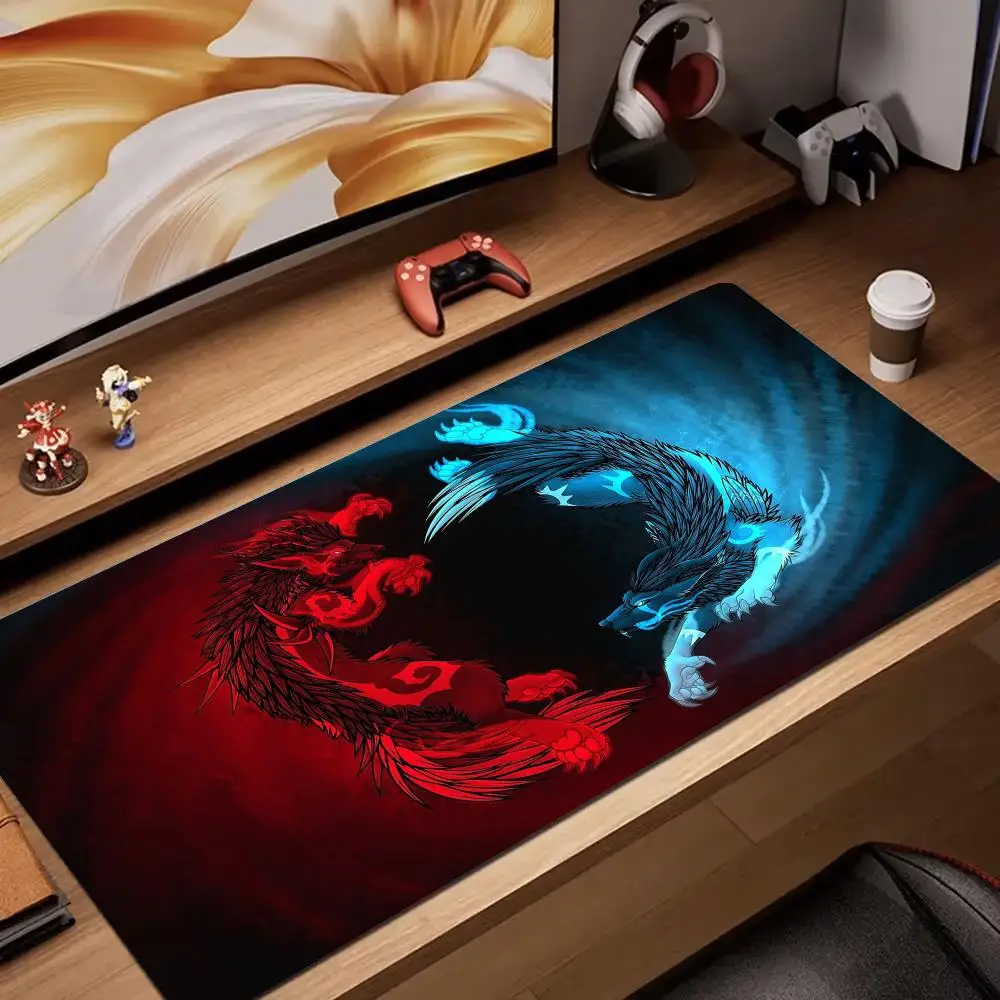 Fantasy Wolf pattern design Mouse Pad rubber anti-slip Desk Mat pc accessories Gaming mat keypad expansion mousepad office pad
Fantasy Wolf pattern design Mouse Pad rubber anti-slip Desk Mat pc accessories Gaming mat keypad expansion mousepad office pad