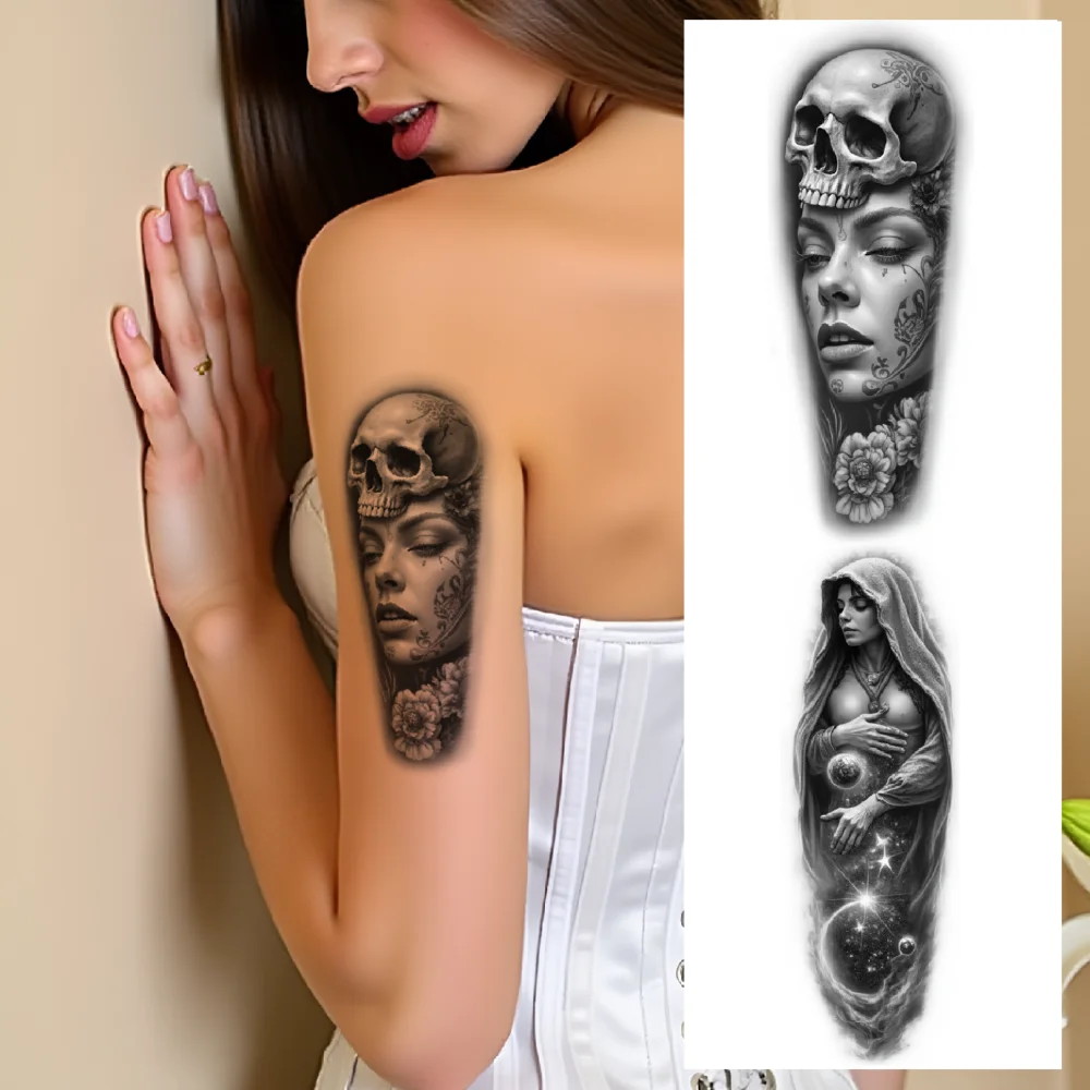 12pcs Temporary Tattoo Portrait Waterproof Long-lasting Body Stickers Angel Realistic Temporary Tattoos Goddess For Adults
12pcs Temporary Tattoo Portrait Waterproof Long-lasting Body Stickers Angel Realistic Temporary Tattoos Goddess For Adults